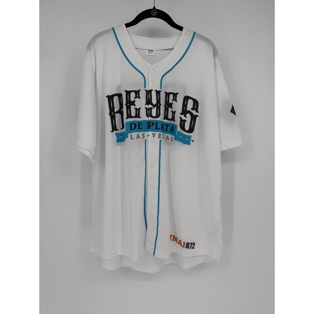 Success Brands Las Vegas Reyes de Plata Baseball Jersey White XL Copa 23 LiUNA